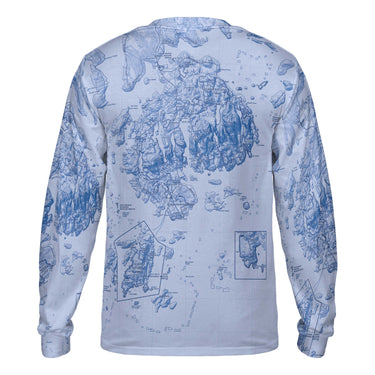 The Acadia Sky Blue Long Sleeve Performance Tee