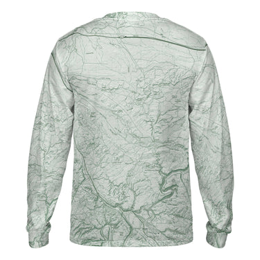The Arches Sage Green Long Sleeve Performance Tee