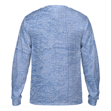 The Badlands Sky Blue Long Sleeve Performance Tee