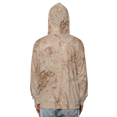 The Big Bend Mocha Brown Hooded Performance Shirt