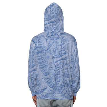 The Bob Marshall Wilderness Sky Blue Hooded Performance Shirt