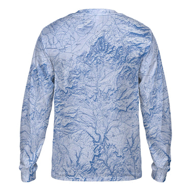 The Bryce Canyon Sky Blue Long Sleeve Performance Tee