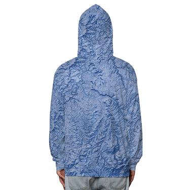 The Canyonlands Sky Blue Hooded Performance Shirt