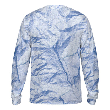 The Fisher's Peak Sky Blue Long Sleeve Performance Tee
