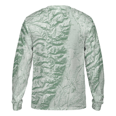 The Grand Teton Sage Green Long Sleeve Performance Tee