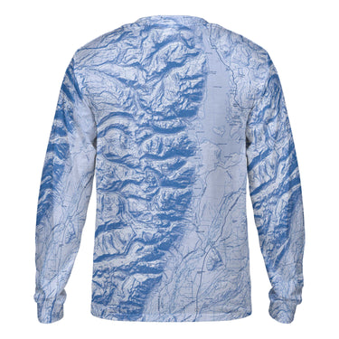 The Grand Teton Sky Blue Long Sleeve Performance Tee