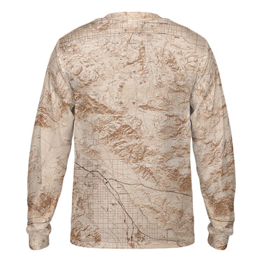 The Joshua Tree Mocha Brown Long Sleeve Performance Tee