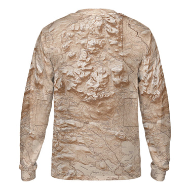 The Katahdin Mocha Brown Long Sleeve Performance Tee