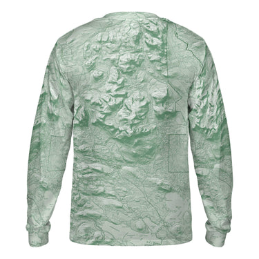 The Katahdin Sage Green Long Sleeve Performance Tee