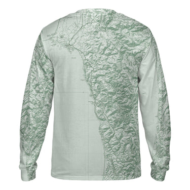 The Redwoods Sage Green Long Sleeve Performance Tee