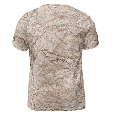 The Rocky Mountain Mocha Brown Short Sleeve Performance Tee