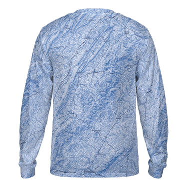 The Shenandoah Sky Blue Long Sleeve Performance Tee