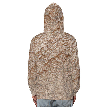 The Springer Mountain Mocha Brown Hooded Performance Shirt