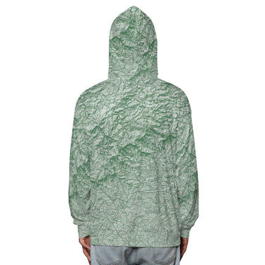 The Springer Mountain Sage Green Hooded Performance Shirt
