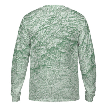 The Springer Mountain Sage Green Long Sleeve Performance Tee