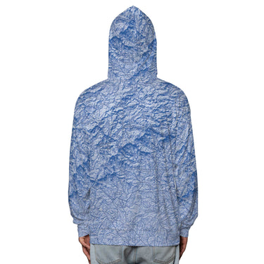 The Springer Mountain Sky Blue Hooded Performance Shirt